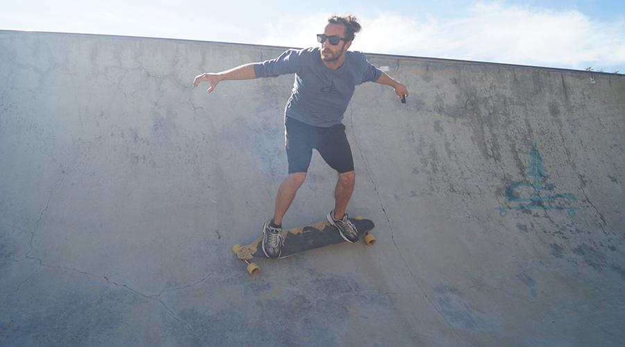 longboarding in ripon skatepark