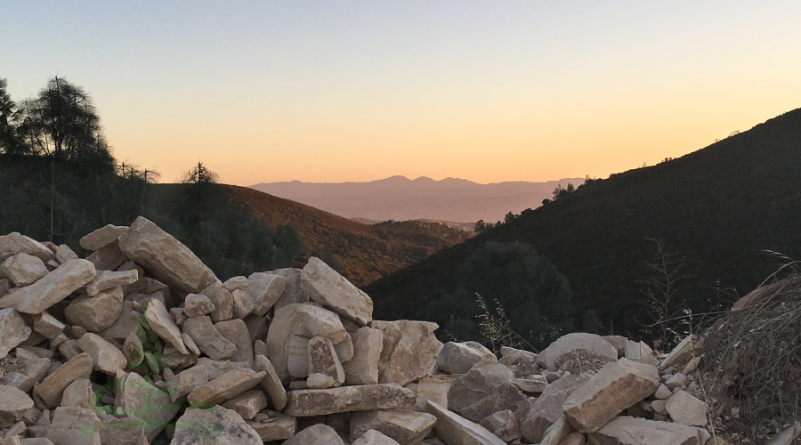 hilly mountain terrain