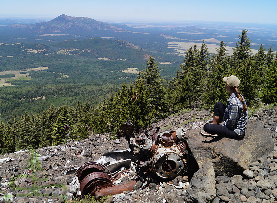 great view from the side of humphreys peak