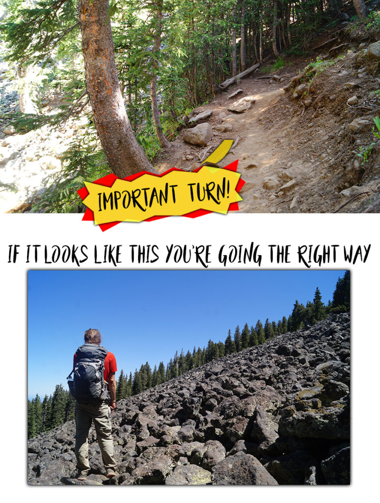 going off the trail to find the plane crash on humphreys peak trail