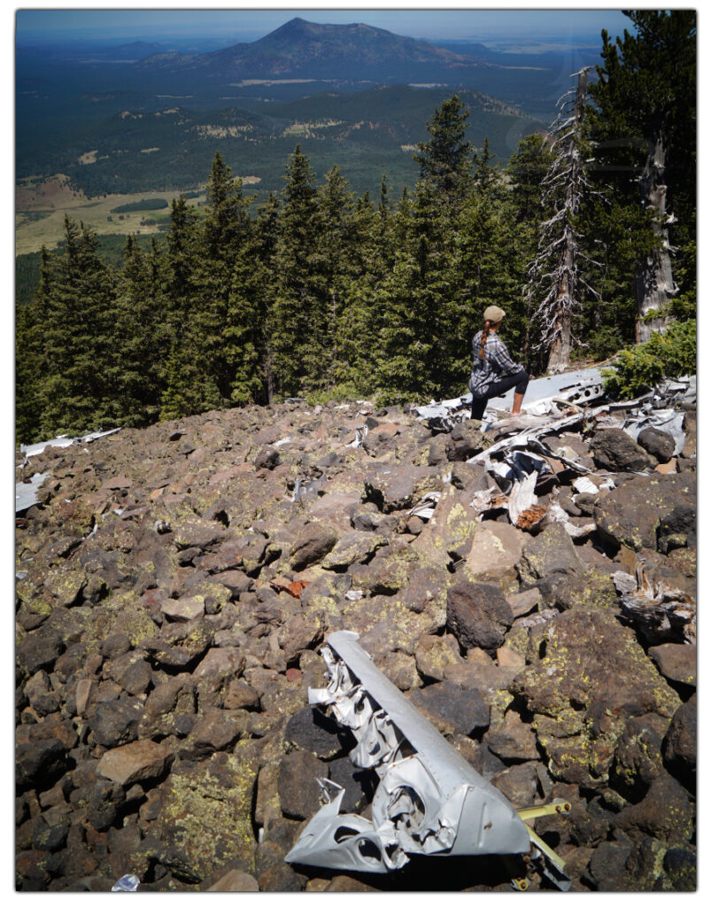 exploring the crash site