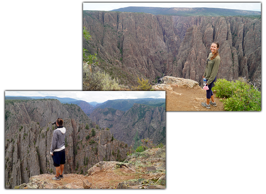 checking out gorgeous steep overlooks is one of the top things to do at black canyon of the gunnison national park