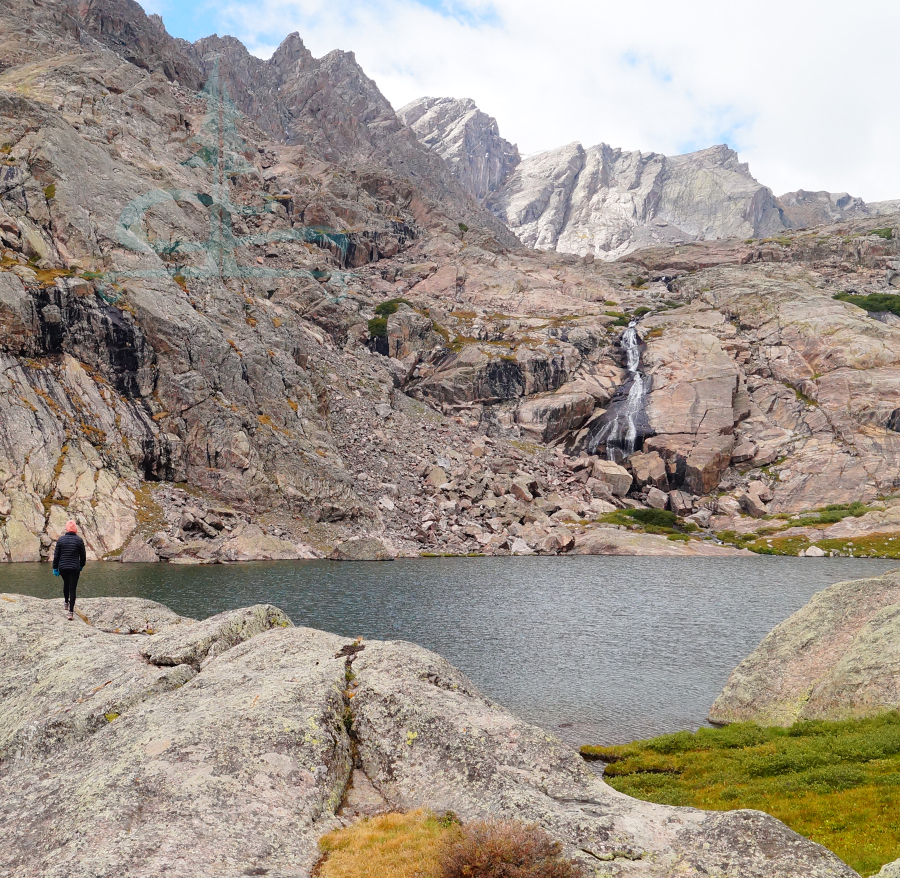 backpacking fall creek trail to the waterfall at tuhare lakes