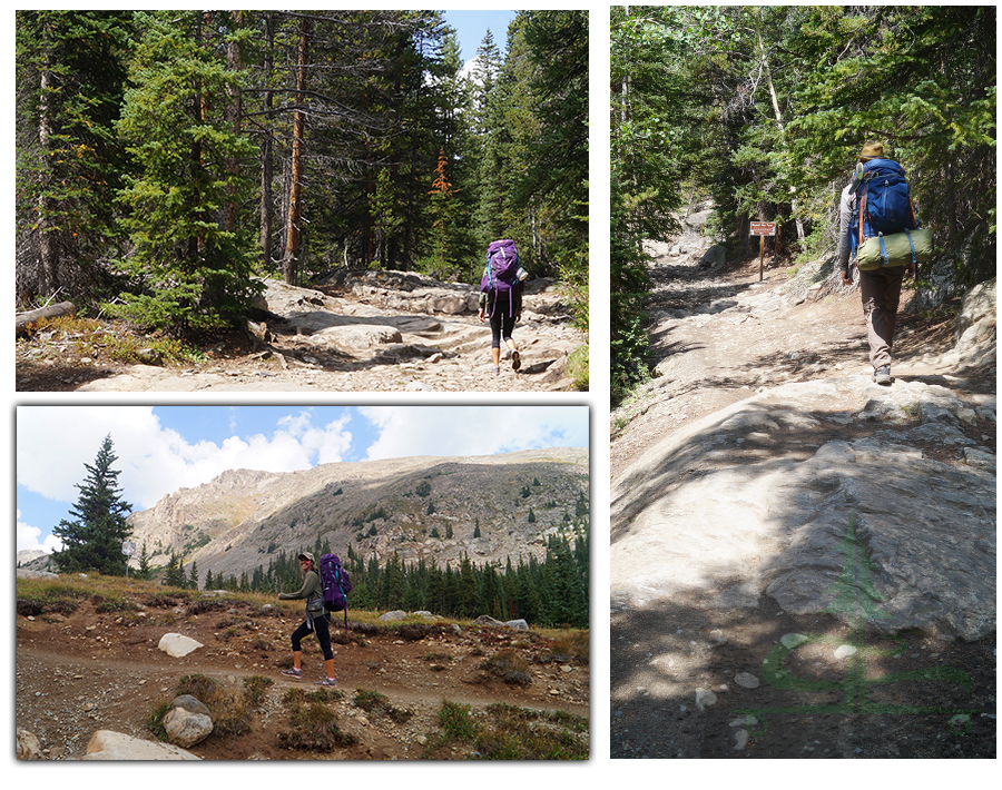 hiking on holy cross city jeep road