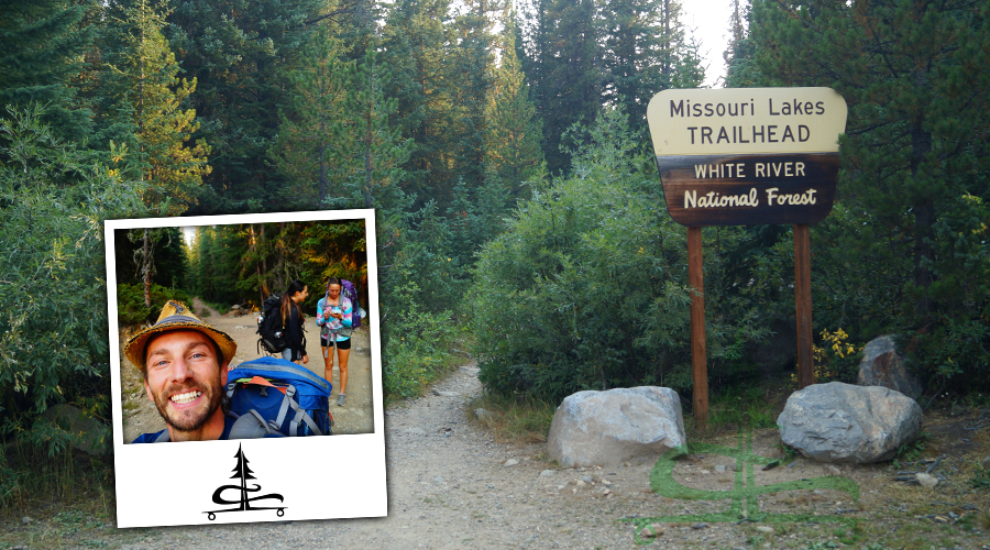 beginning our trip on missouri pass and fancy pass loop