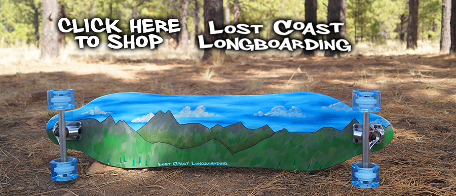 lost coast longboarding hand painted longboards