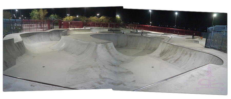 large bowl at anthem skatepark