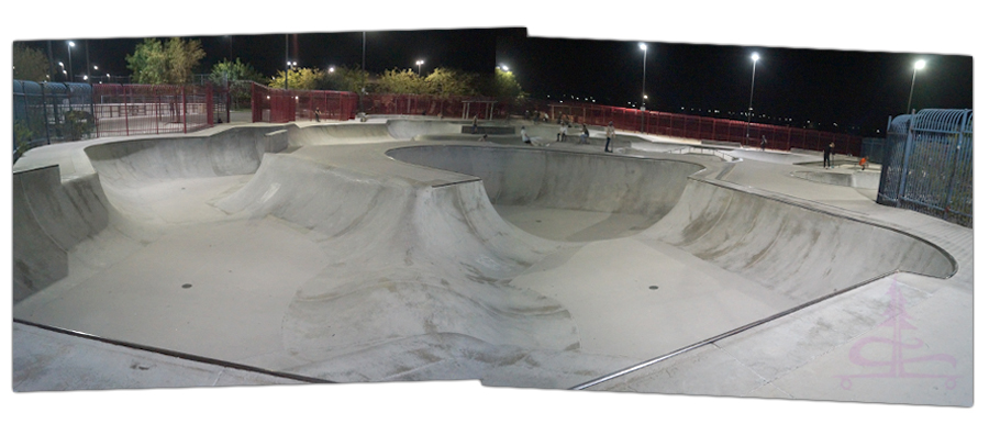 anthem skatepark vert and smooth transitions