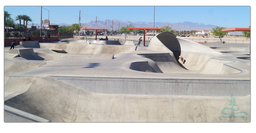 cradle and bowls at craig ranch skatepark