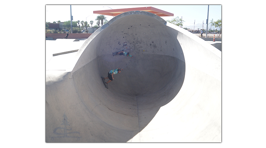 longboarding in the cradle