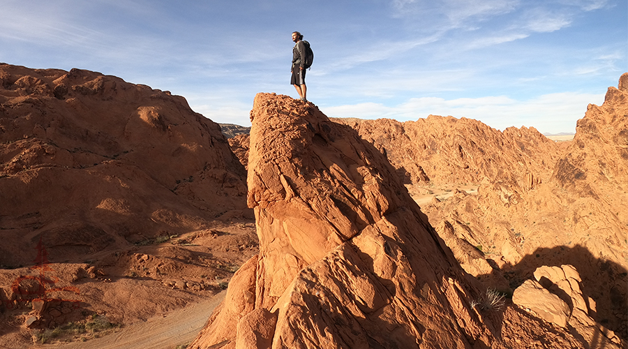 amazing rock scrambling at logandale trails