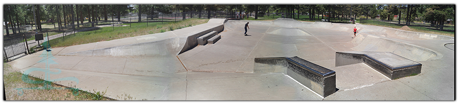 ramps, boxes and stairs at bushmaster skatepark