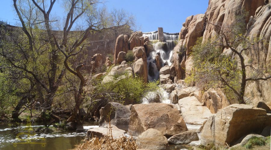 view of the watson dam