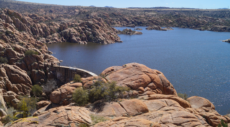 view of watson lake