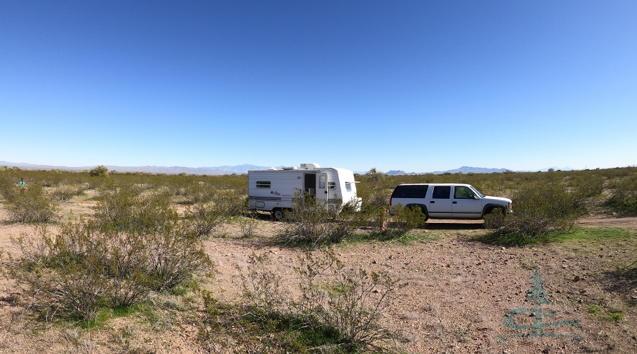 camping at ironwood forest national monument