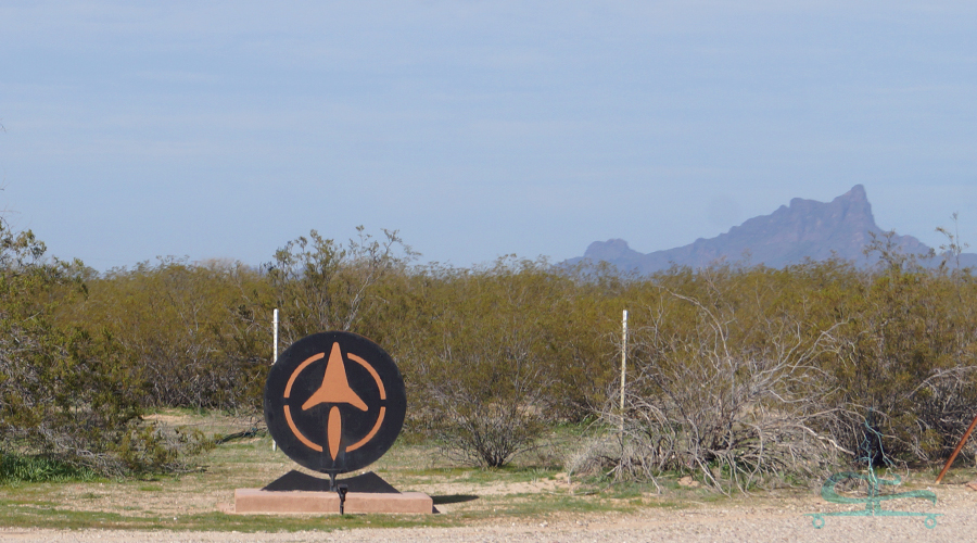 pinal airpark near where we were camping at ironwood forest national monument