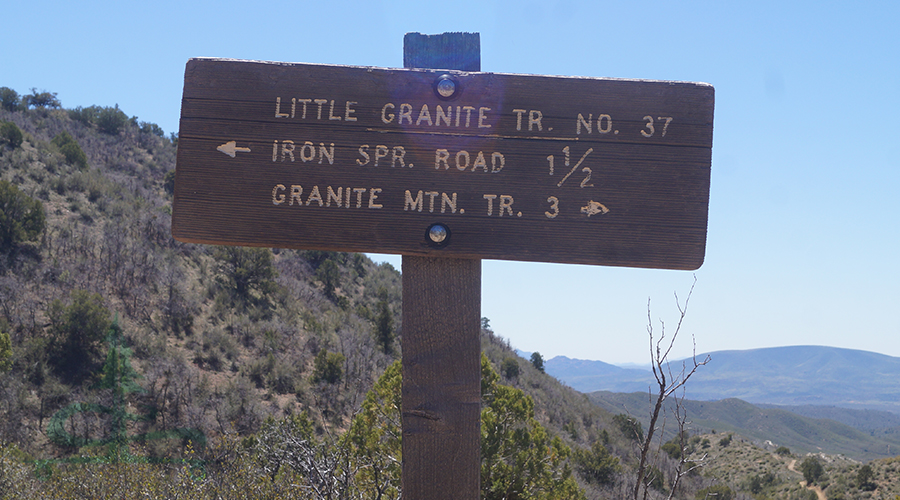 trail number 37 info sign