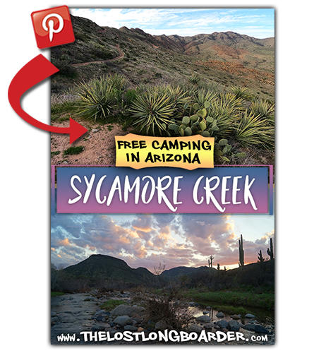 save this camping near sycamore creek article to pinterest