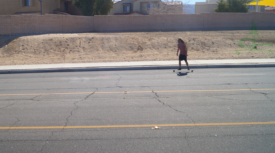 longboarding two mile road hill