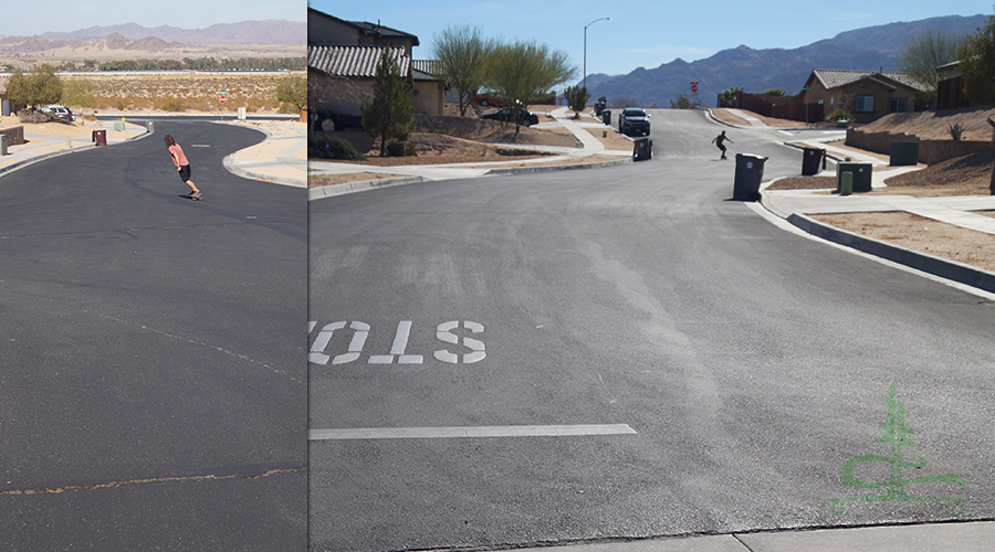 good neighborhood hill for longboarding in twentynine palms