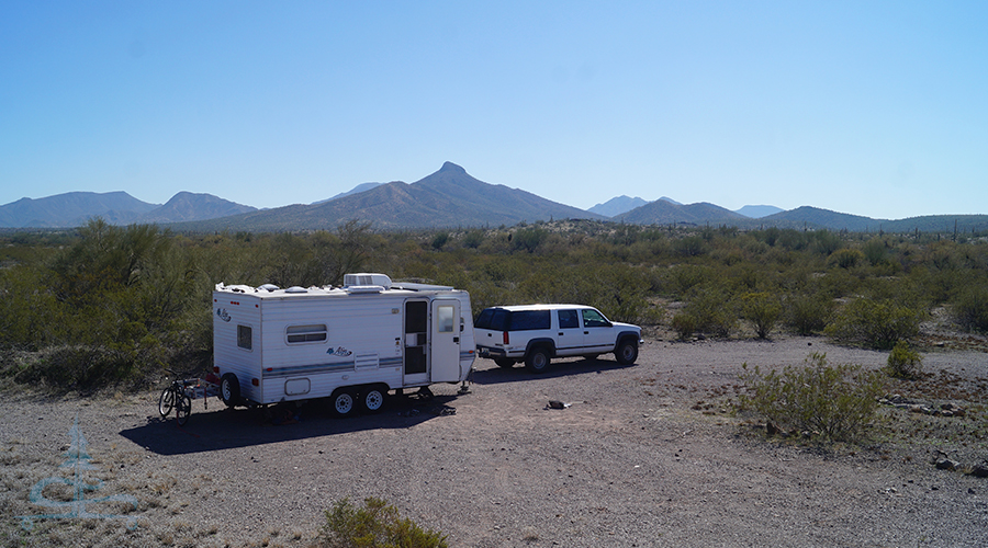 our spot free camping near phoenix in sonoran desert national monument