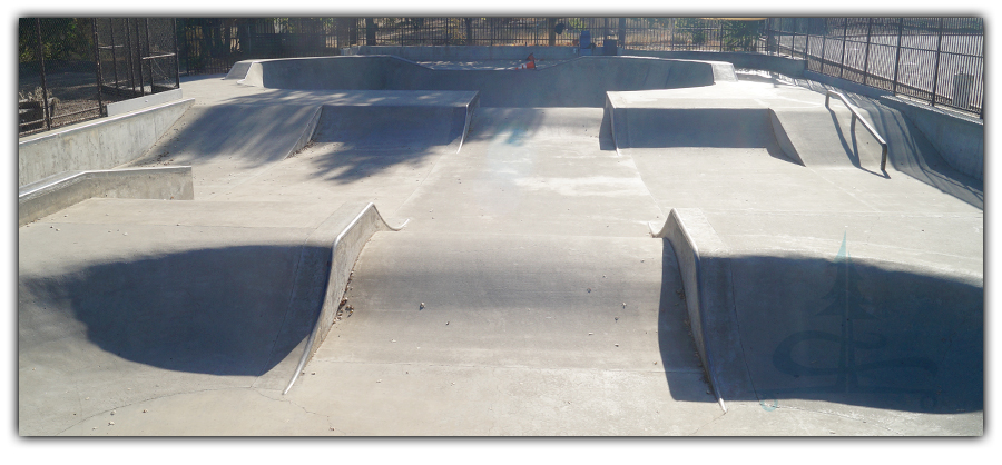 diverse transitions at the templeton skatepark