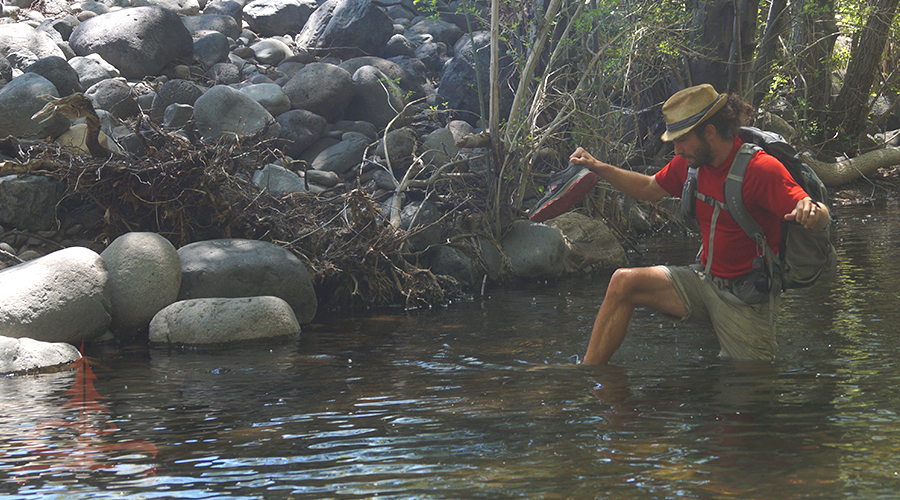 waist deep river crossing