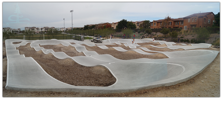 smooth humps and turns at carmel valley pump track