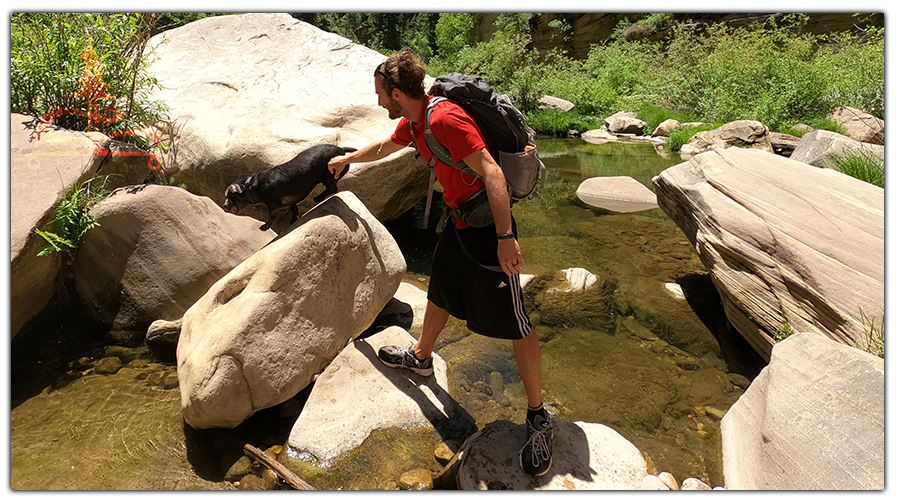 boulder hopping on west clear creek trail
