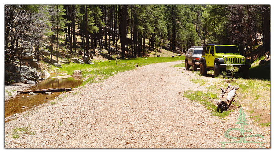 parking area for hiking tom's creek