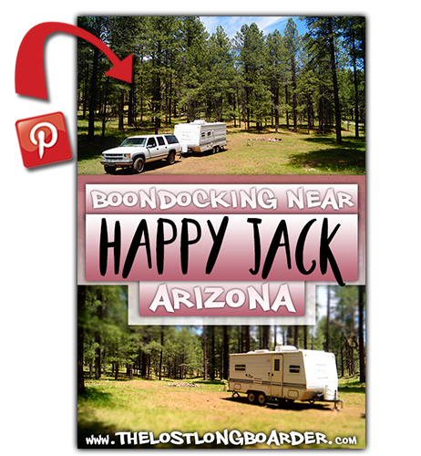 save this free camping near happy jack article to pinterest