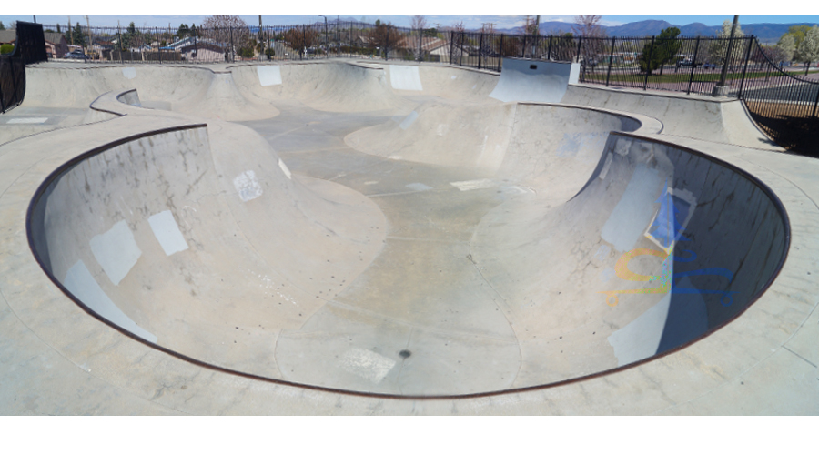 smooth transitions and great vert layout at prescott valley skatepark
