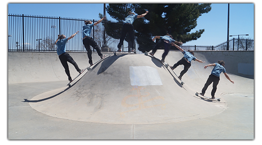 smooth hump feature at the prescott valley skatepark