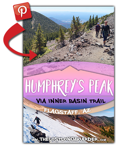 save this hiking humphreys peak article to pinterest