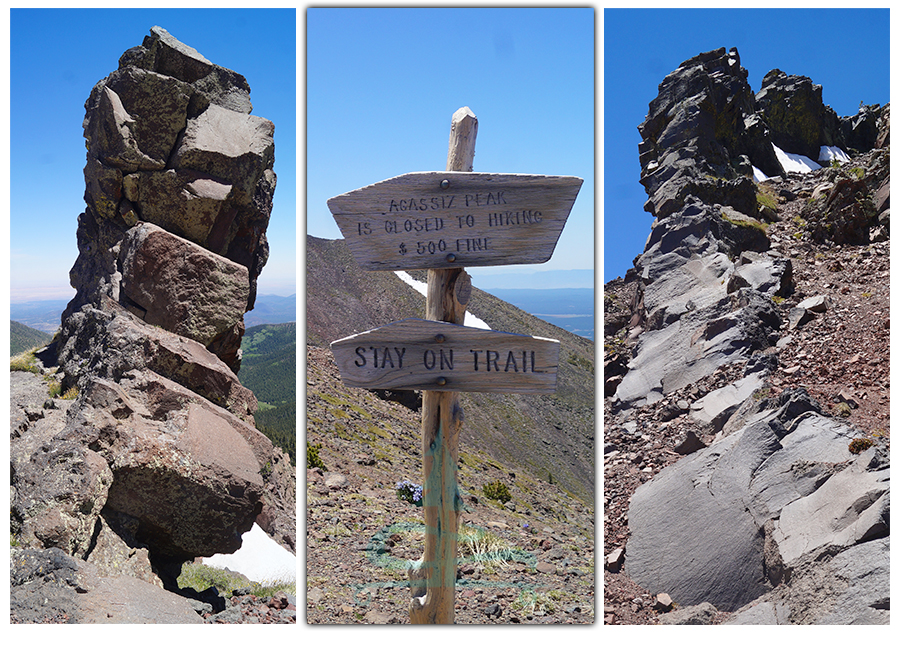 cool rock formations near agassiz peak