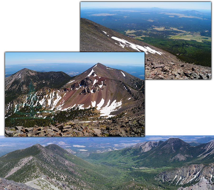 amazing scenery we encountered while hiking humphreys peak