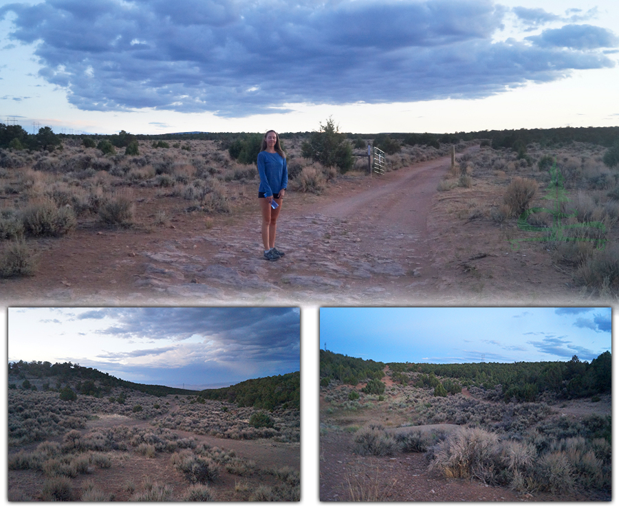 exploring the dirt roads while camping near montrose on the uncompghre plateau