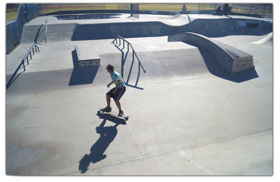 obstacles and layout at the needles skatepark