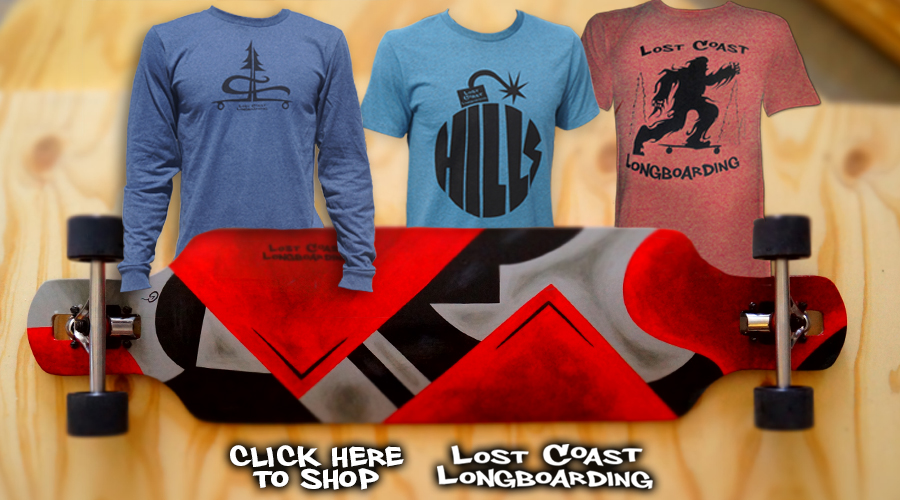 lost coast longboarding hand painted longboards and apparel