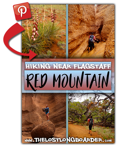 save this hiking red mountain trail article to pinterest