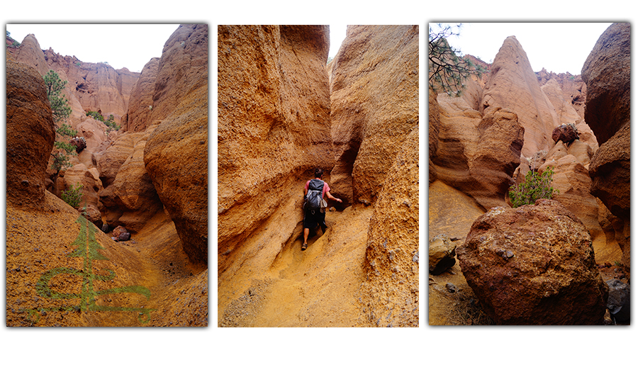 canyons and boulders we encountered while hiking red mountain trail