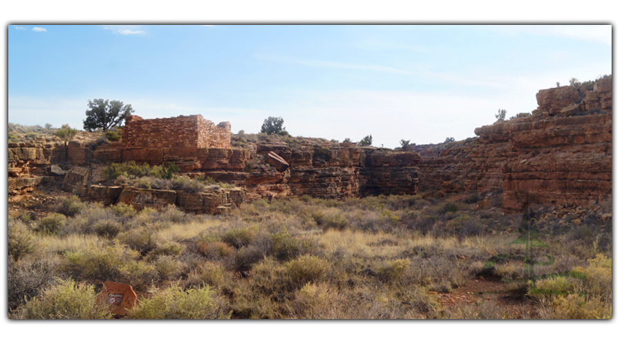 box canyon pueblos at wupatki national monument