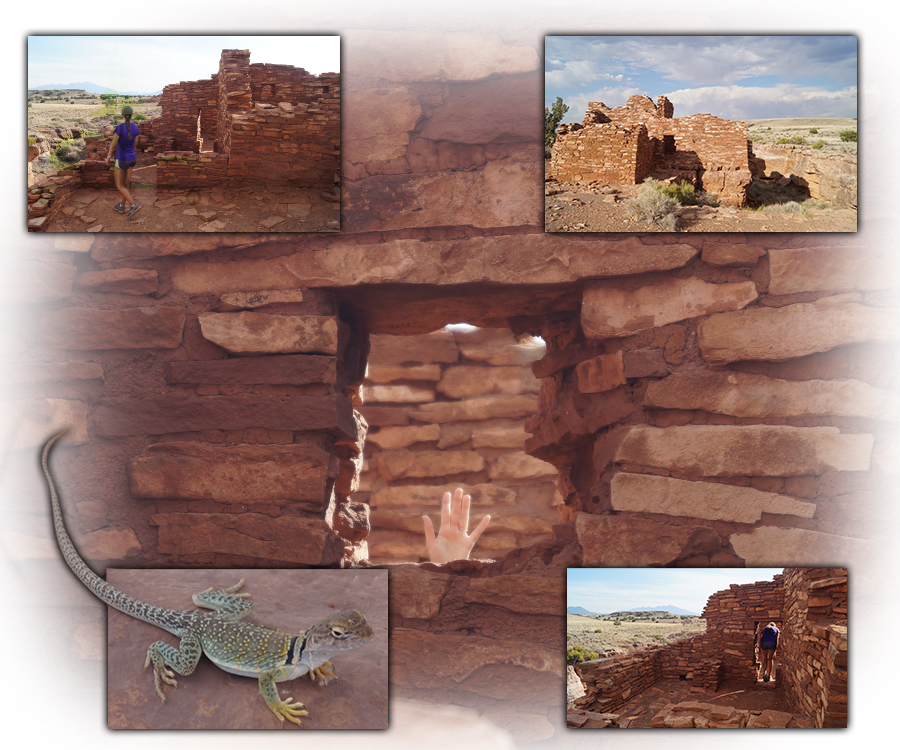 exploring wupatki national monument near flagstaff arizona