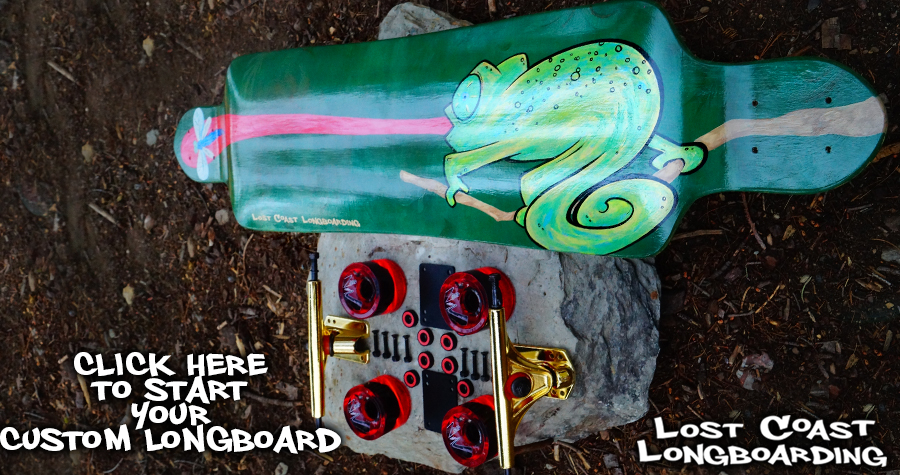 lost coast longboarding hand painted longboards