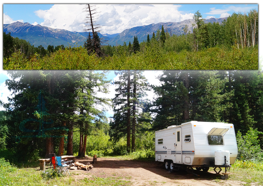 camp spot on kebler pass road