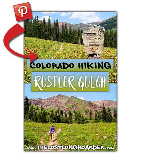 save this hiking rustler gulch trail article to pinterest