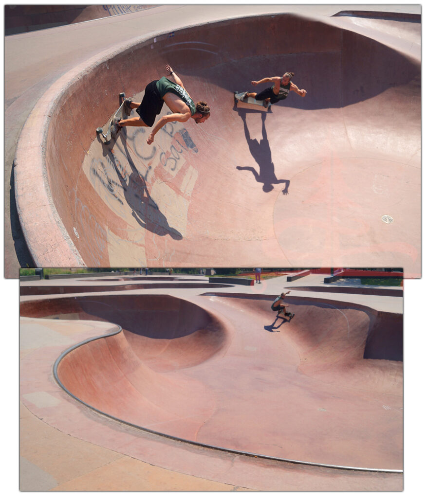 smooth transitions that are great for longboarding the denver skatepark