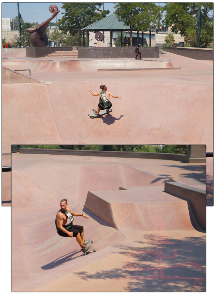 longboarding the denver skatepark