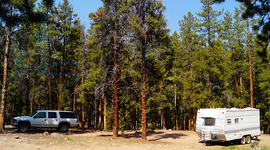 camping near leadville on halfmoon creek road 