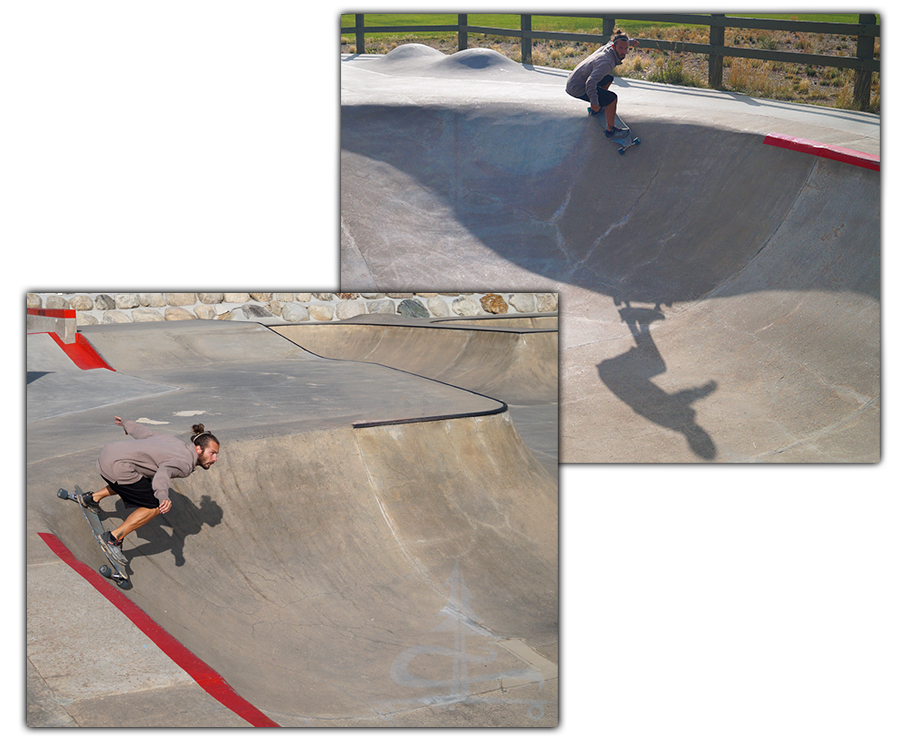 longboarding the smooth vert 